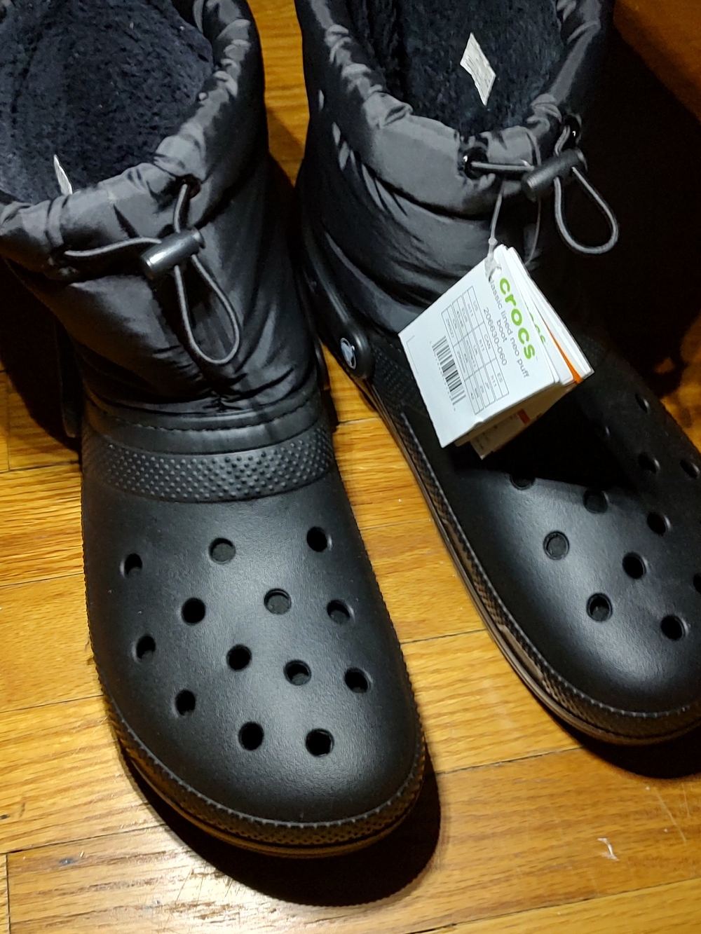 CROCS Classic Neo Puff Black Insulated Rain & Snow Boots